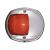 Perko LED Side Light - Red - 12V - Chrome Plated Housing