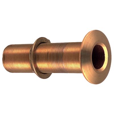 Perko 3/4&quot; Thru-Hull Fitting w/Pipe Thread Bronze Extra Long - Max Hull 5&quot; Thick
