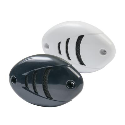 Marinco 12V Drop-In Low Profile Horn w/Black  White Grills