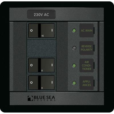 Blue Sea 230 Volt AC Main + 2 Positions