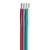 Ancor Flat Ribbon Bonded RGB Cable 18/4 AWG - Red, Light Blue, Green  White - 100