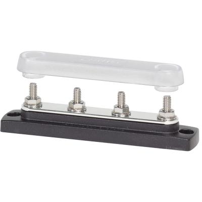 Blue Sea 2307 Common 150A BusBar - (4) 1/4&quot;-20 Studs w/Cover
