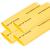 Ancor Heat Shrink Tubing 3/4&quot; x 6&quot; - Yellow - 4 Pieces