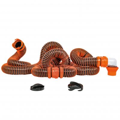 Camco RhinoEXTREME 20 Sewer Hose Kit w/4 In 1 Elbow Caps