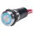 Blue Sea 4170 Blue LED Ring Push Button Switch - OFF/ON