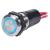 Blue Sea 4175 Blue LED Ring Push Button Switch - OFF/(ON)