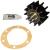 Jabsco Impeller Kit - 12 Blade - Nitrile - 2-1/4&quot; Diameter