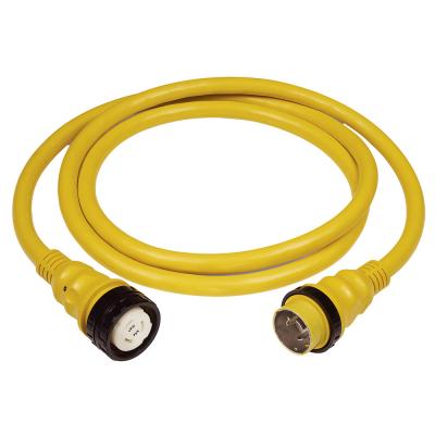 Marinco 50AMP 125/250V Shore Power Cable - 12 - Yellow