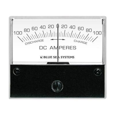 Blue Sea 8253 DC Zero Center Analog Ammeter - 2-3/4&quot; Face, 100-0-100 Amperes DC