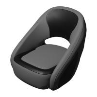 TACO Caladesi Smooth Bucket Seat - Grey/Black