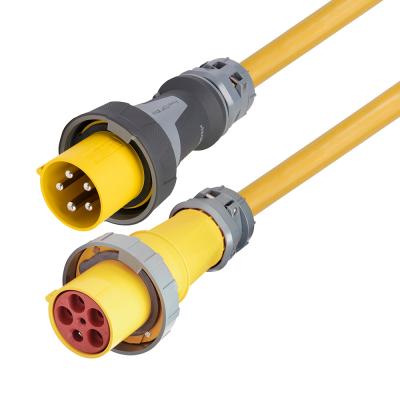 Marinco 100 Amp 120/208V 4-Pole, 5-Wire Shore Power Cable - No Neutral Wire - 75