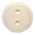 Beckson 6&quot; Smooth Center Screw-Out Deck Plate - Beige