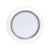Beckson 6&quot; Clear Center Pry-Out Deck Plate - White