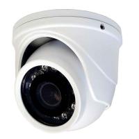 Speco HD-TV1 1080p Indoor/Outdoor Mini-Turret Color Camera 2.9mm Fixed Lens - Reverse Image - White Housing
