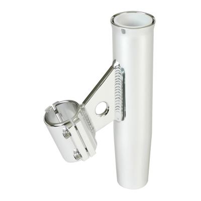 Lee's Clamp-On Rod Holder - Silver Aluminum - Vertical Mount - Fits 1.315&quot; O.D. Pipe