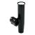 Lees Clamp-On Rod Holder Horizontal Mount - Aluminum - Pipe Size #5 - 2.375&quot; - 2-3/8&quot; OD - Black