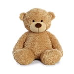 Big Bonny the Fuzzy Tan Teddy Bear by Aurora