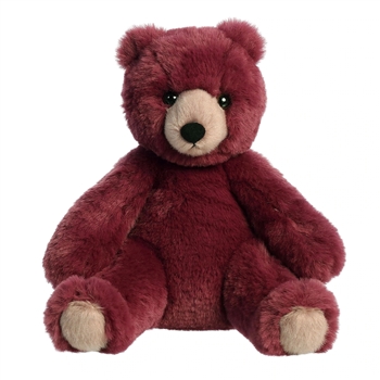 Little Humphrey the Traditional Burgundy Teddy Bear by Aurora
