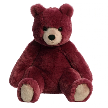 Humphrey the Traditional Burgundy Teddy Bear by Aurora