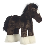 Spirit the Standing Clydesdale Stuffed Animal by Aurora
