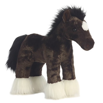 Spirit the Standing Clydesdale Stuffed Animal by Aurora