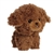 Stuffed Brown Poodle Teddy Pets Plush by Aurora