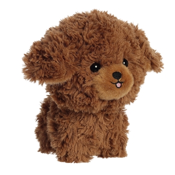 Stuffed Brown Poodle Teddy Pets Plush by Aurora