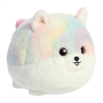 Rainbow Stuffed Pom Teddy Pets Plush by Aurora