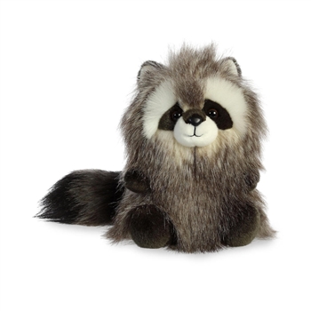 Mika the Designer Stuffed Raccoon Luxe Boutique Plush by Aurora