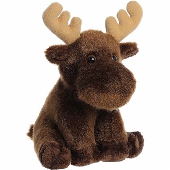 Lil Monty the Little Baby Moose Stuffed Animal by Aurora