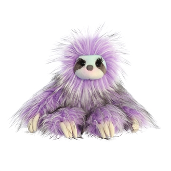 Amethyst the Stuffed Purple Sloth Luxe Boutique Plush by Aurora
