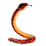 Red Viper 50 Inch Stuffed Snake by Aurora