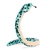 Aqua Pit Viper 50 Inch Stuffed Snake by Aurora