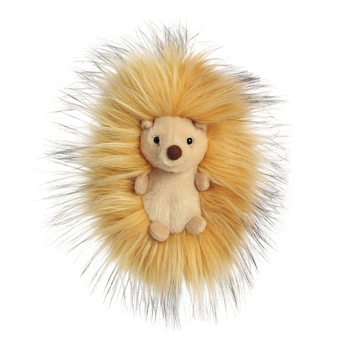 Woody the Designer Stuffed Hedgehog Luxe Boutique Plush by Aurora