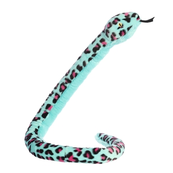 50 Inch Colorful Leopard Snake Stuffed Animal by Aurora