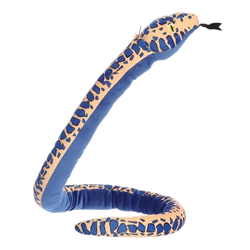 Kusheez Squishy Plush Blue Snake by Aurora