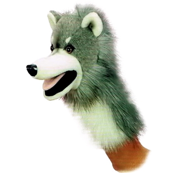 Wolfgang the Plush Wolf Stage Puppet By Aurora