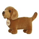 Realistic Stuffed Dachshund 8 Inch Plush Dog By Aurora