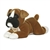 Realistic Stuffed Boxer 11 Inch Plush Dog By Aurora