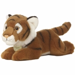 Realistic Stuffed Tiger 11 Inch Plush Wild Cat by Aurora