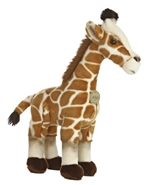 Realistic Stuffed Giraffe 17.5 Inch Miyoni Plush by Aurora