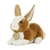 Realistic Stuffed Brown Bunny 8 Inch Plush Animal by Aurora