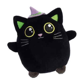 Black Cat Stuffed Animal with Sound by Aurora