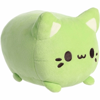 Green Tea the Green Stuffed Cat Meowchi Plush by Aurora