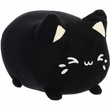 Black Sesame the Black Stuffed Cat Meowchi Plush by Aurora
