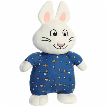Max the Stuffed White Rabbit in Pajamas Max and Ruby Plush by Aurora