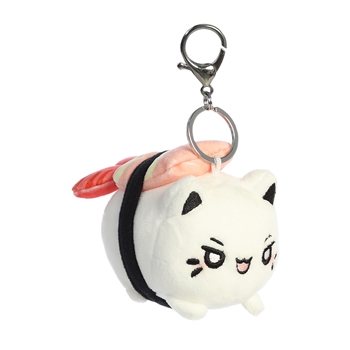 Clip-On Shrimp Sushi Stuffed Cat Meowchi by Aurora