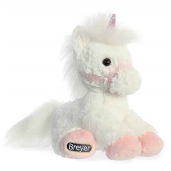 Breyer Buddies Stuffed White Unicorn by Aurora