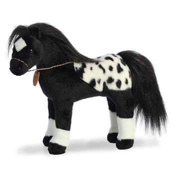 Breyer Showstoppers Black Appaloosa Horse Stuffed Animal by Aurora