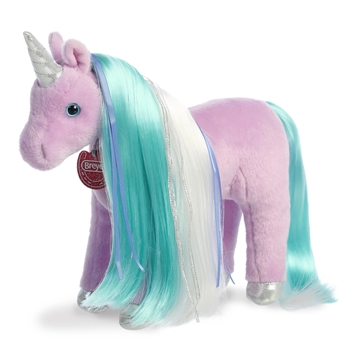 Breyer Mane Event Twilight Unicorn Stuffed Animal by Aurora